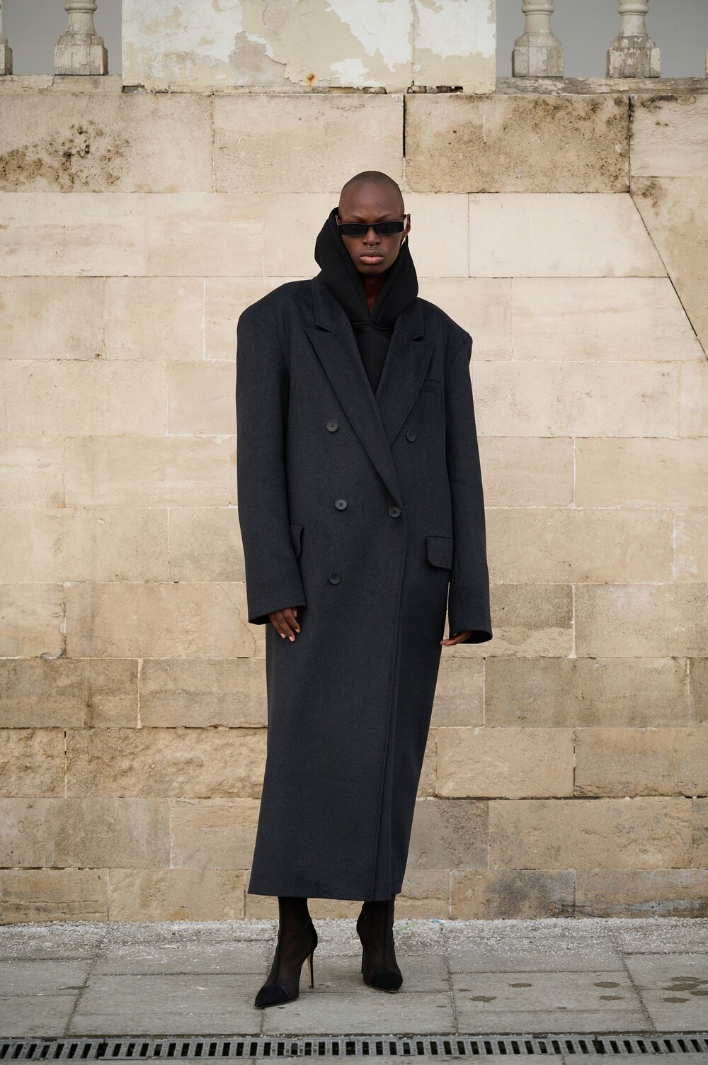 Grandfather's coat in color graphite